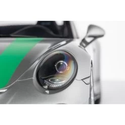 Porsche 911 (991.1) R - 2016 - Silver / Green Decor 1/8 -Racing Toy Store porsche 911 9911 r 2016 silver green decor 1 8 7