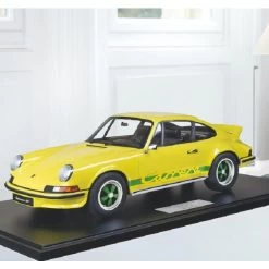 Porsche 911 Carrera RS 2.7 Lightweight Construction - 1972 - Yellow / Green Decor 1/8
