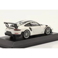 Racing Toy Store -Racing Toy Store porsche 911 gt2 rs weissach package 2018 white silver rims 1 43 1