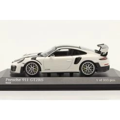 Porsche 911 GT2 RS Weissach Package 2018 White / Silver Rims 1/43 -Racing Toy Store porsche 911 gt2 rs weissach package 2018 white silver rims 1 43 2