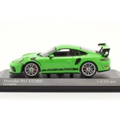 Porsche 911 GT3 RS 2018 Lizard Green / Silver Rims 1/43 -Racing Toy Store porsche 911 gt3 rs 2018 lizard green silver rims 1 43 2