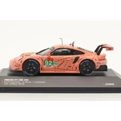 Porsche 911 RSR #92 Winner LMGTE-Pro Class Pink Pig 24h LeMans 2018 1/43 -Racing Toy Store porsche 911 rsr no92 winner lmgte pro class pink pig 24h lemans 2018 1 43 2