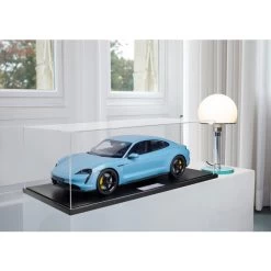 Porsche Taycan Turbo S - 2020 - Frozen Blue Metallic 1/8 -Racing Toy Store porsche taycan turbo s 2020 frozen blue metallic 1 8 9