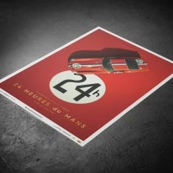Poster Ferrari 250 GTO - Red - 24h Le Mans - 1962 - Collector's Edition -Racing Toy Store poster ferrari 250 gto red 24h le mans 1962 collectors edition 3