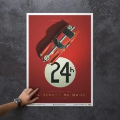 Poster Ferrari 250 GTO - Red - 24h Le Mans - 1962 - Collector's Edition -Racing Toy Store poster ferrari 250 gto red 24h le mans 1962 collectors edition 4