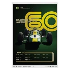 Poster Formula 1 Decades - 60s Team Lotusi