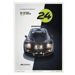 Poster McLaren F1 GTR - 24h Le Mans