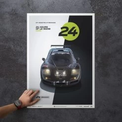 Poster McLaren F1 GTR - 24h Le Mans -Racing Toy Store poster mclaren f1 gtr 24h le mans 4
