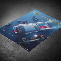 Poster Porsche 911 Carrera RSR - 24H Of Daytona - 1973 -Racing Toy Store poster porsche 911 carrera rsr 24h of daytona 1973 2