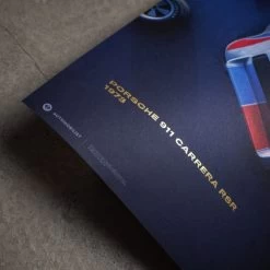 Poster Porsche 911 Carrera RSR - 24H Of Daytona - 1973 -Racing Toy Store poster porsche 911 carrera rsr 24h of daytona 1973 4