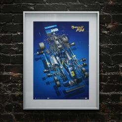 Poster Tyrrell P34 - Jody Scheckter - F1 1976 - Collector`s Edition -Racing Toy Store poster tyrrell p34 jody scheckter f1 1976 collectors edition 3