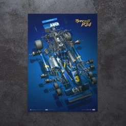 Poster Tyrrell P34 - Jody Scheckter - F1 1976 - Collector`s Edition -Racing Toy Store poster tyrrell p34 jody scheckter f1 1976 collectors edition 4