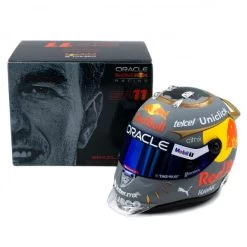 Sergio Pérez Miniature Helmet Formula 1 Brazil GP 2022 1/2 -Racing Toy Store sergio perez miniature helmet formula 1 brazil gp 2022 1 2 5