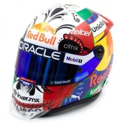 Sergio Pérez Miniature Helmet Formula 1 Mexico GP 2022 1/2