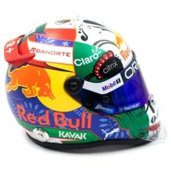 Sergio Pérez Miniature Helmet Formula 1 Mexico GP 2022 1/2 -Racing Toy Store sergio perez miniature helmet formula 1 mexico gp 2022 1 2 4