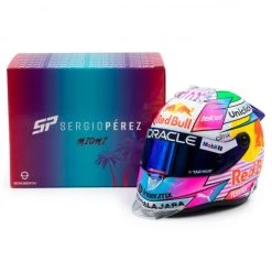 Sergio Pérez Miniature Helmet Formula 1 Miami GP 2022 1/2 -Racing Toy Store sergio perez miniature helmet formula 1 miami gp 2022 1 2 10