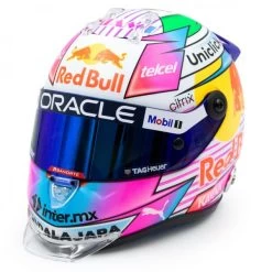 Sergio Pérez Miniature Helmet Formula 1 Miami GP 2022 1/2