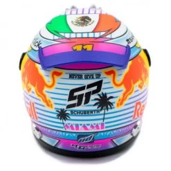 Sergio Pérez Miniature Helmet Formula 1 Miami GP 2022 1/4 -Racing Toy Store sergio perez miniature helmet formula 1 miami gp 2022 1 4 5